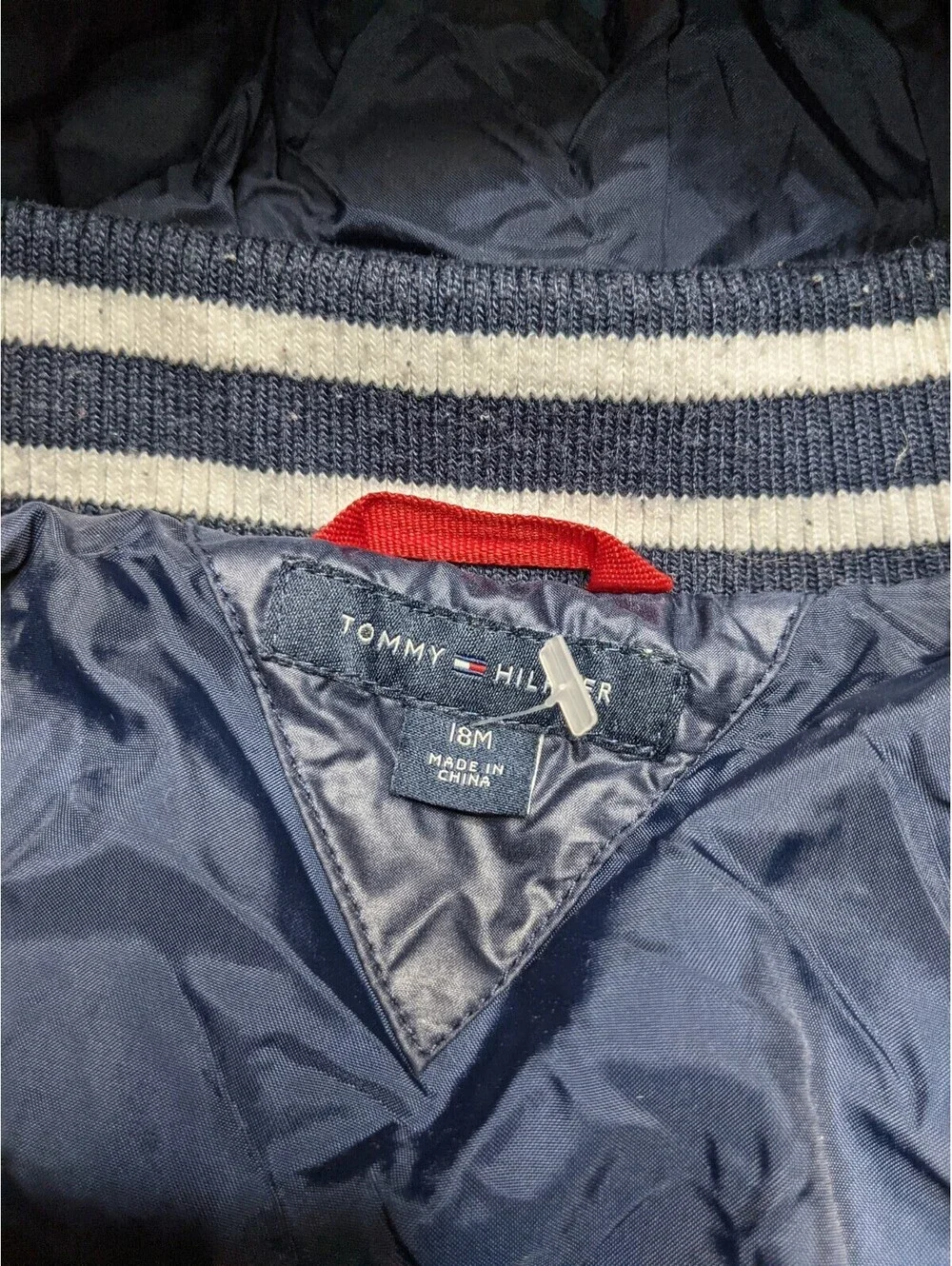 TOMMY HILFIGER KIDS BABY BOY TODDLER 18M 2T WINTER JACKET FUR HOOD DOWN PUFFER